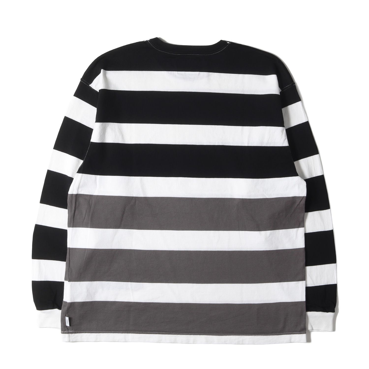 WTAPS LANE LS COTTON ロンT ボーダー