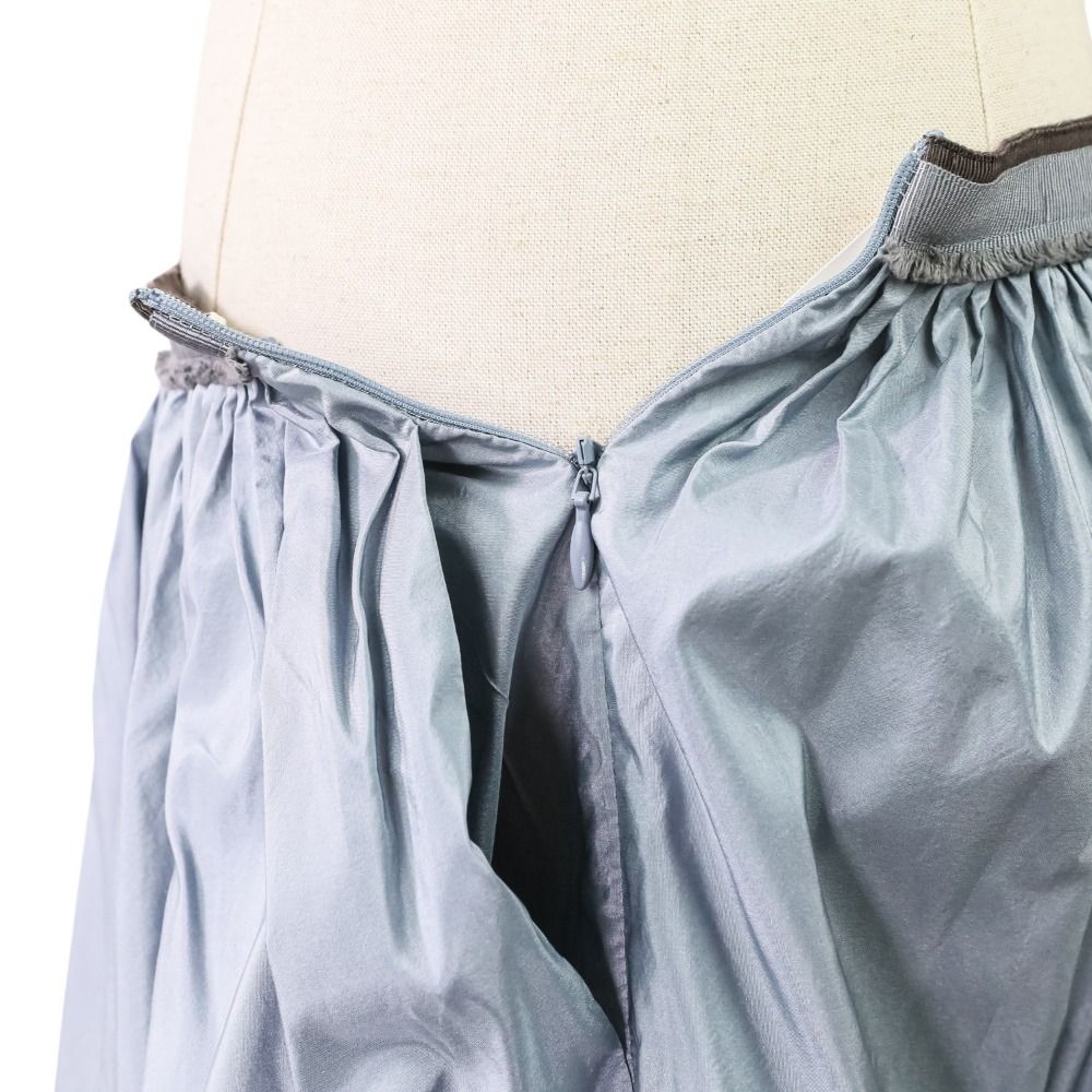 良品 FOXEY フォクシー DOLLY NOIR シルク100% ギャザースカート