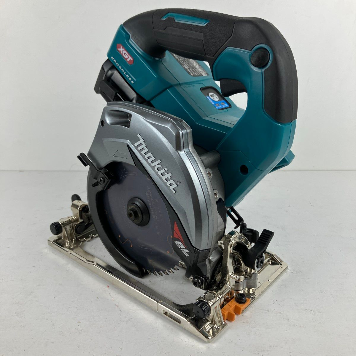 ЗЗMAKITA マキタ 40v 125mm 充電式丸のこ バッテリーx2 充電器 ケース付 HS005G ブルー