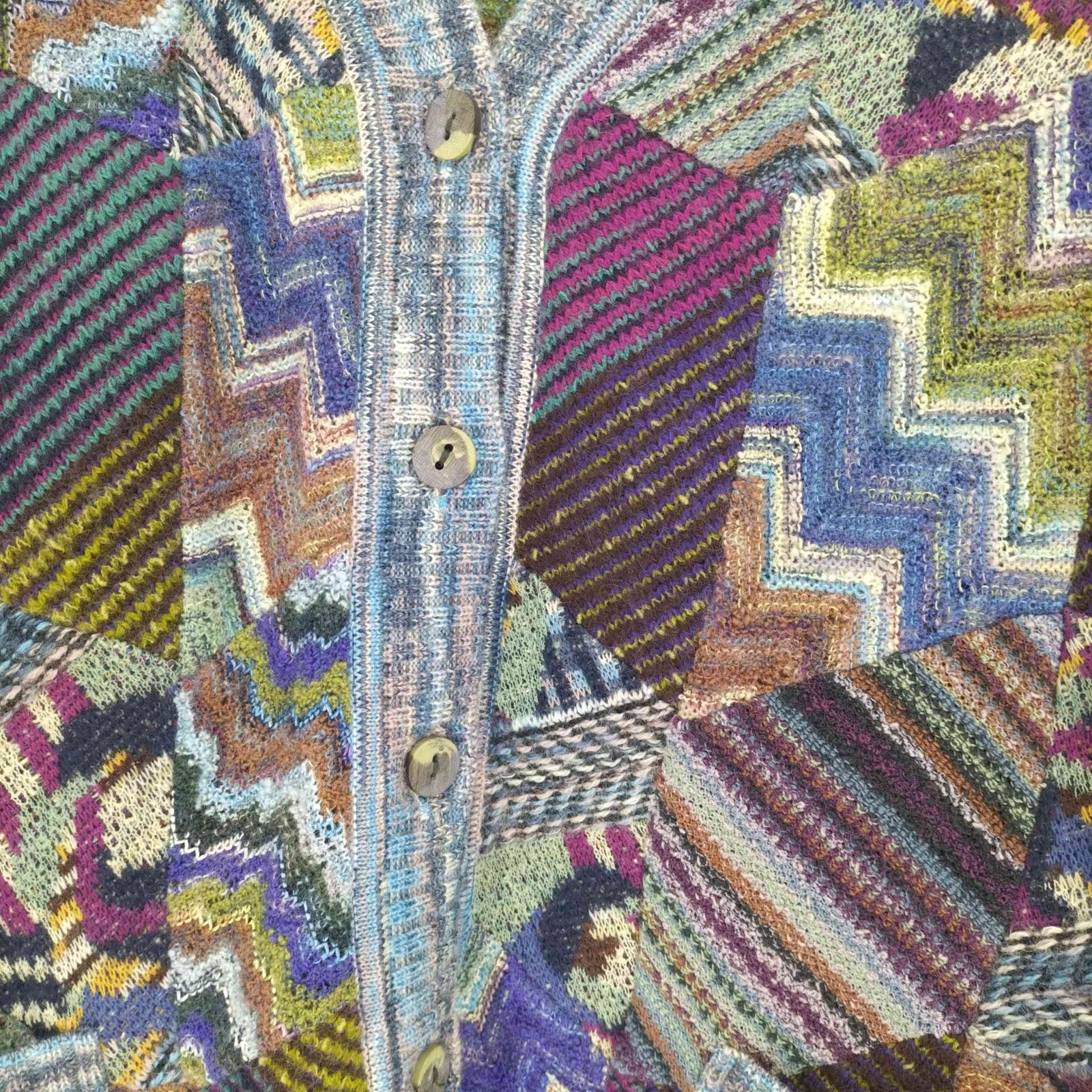 ミッソーニ MISSONI 総柄オーバーサイズカーディガン ユニ ミッソーニ MISSONI 総柄オーバーサイズカーディガン ユニ