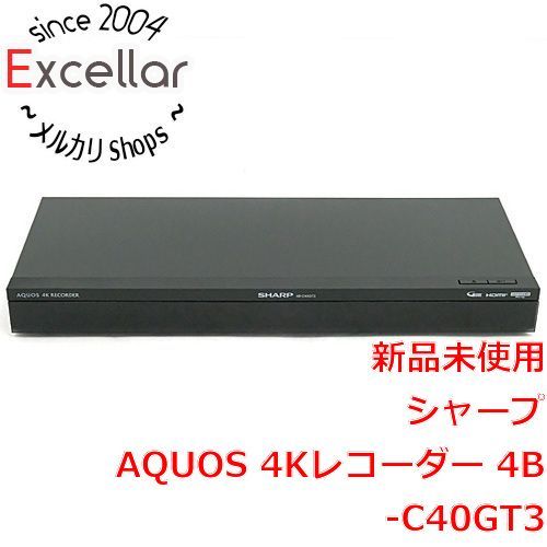 bn:2] 【新品(開封のみ)】 SHARP AQUOS 4Kレコーダー 4TB 4B