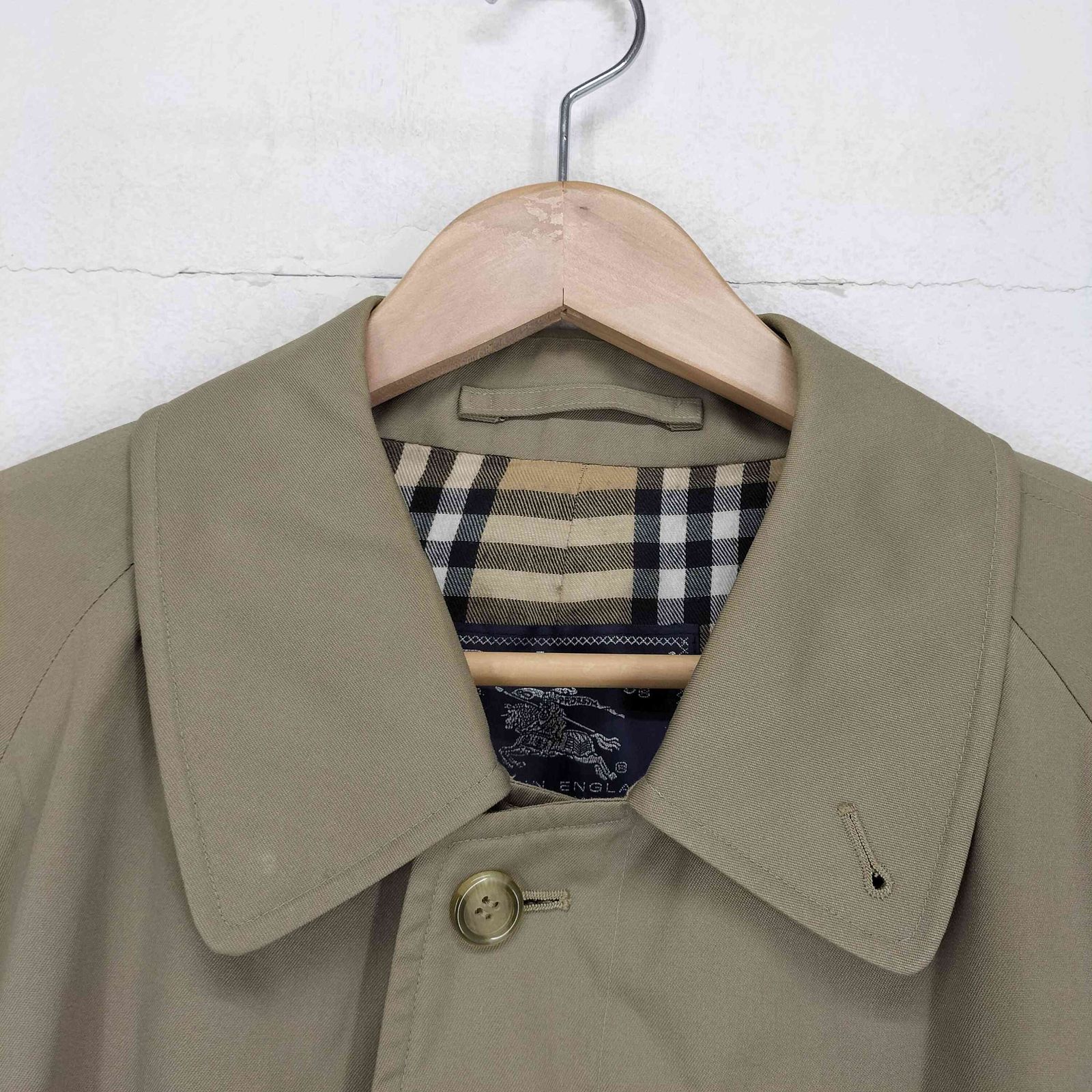 英国製】BURBERRY 最上級ライン 裏地ノバチェック柄 ダッフルコート