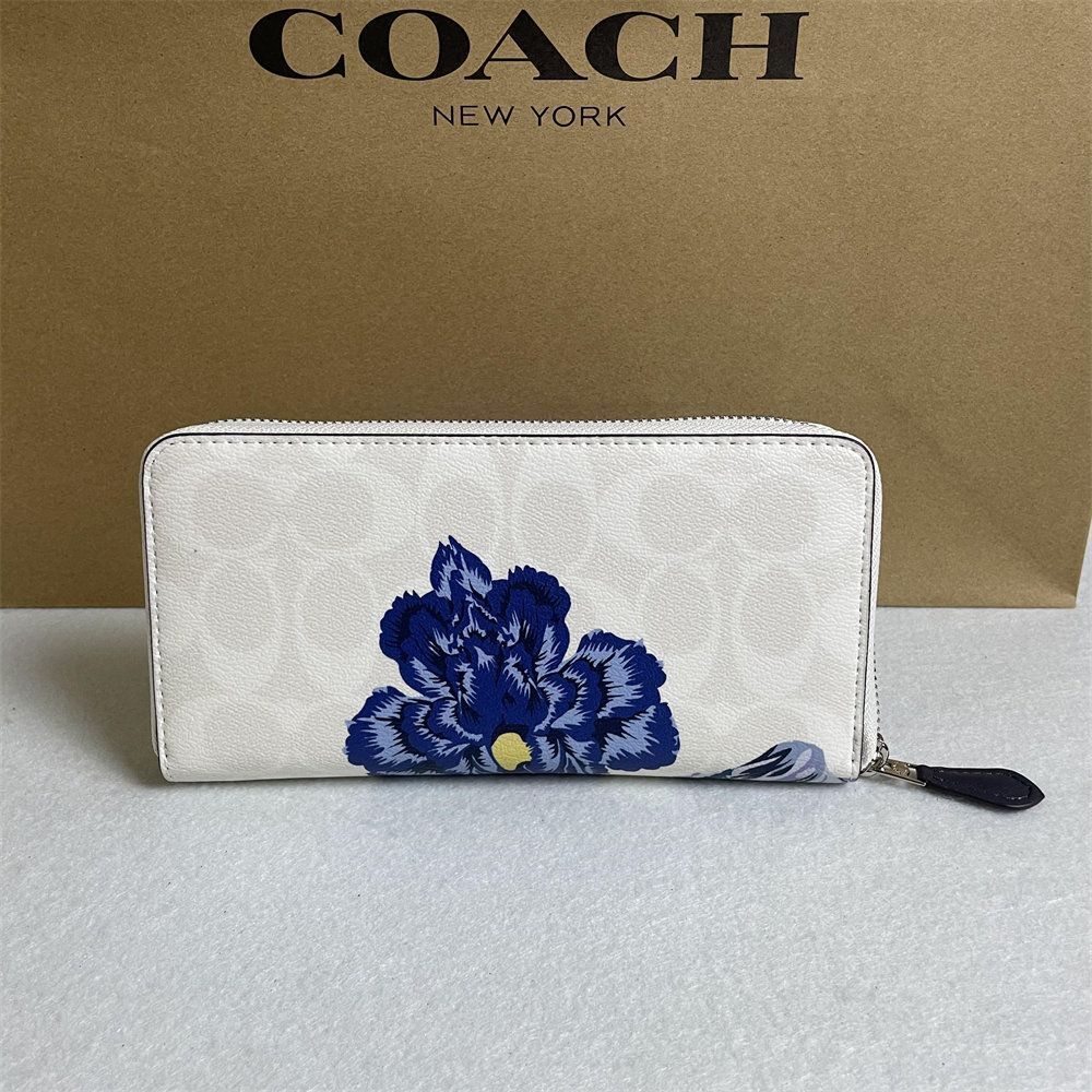 新品未使用】COACH コーチ レディース 長財布 ☆ シグネチャー☆フラワー 花柄 F6656 - メルカリ