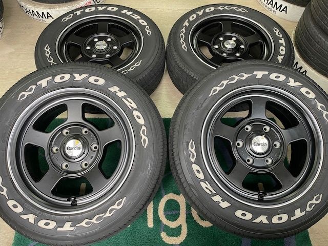 ホイール MID ガルシア シカゴ5× タイヤ TOYO H20 215|65R16 ホワイトレタータイヤセット 200系ハイエースに