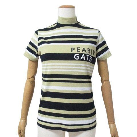 PEARLY GATES - 特殊ベア ベアカノコ半袖ハイネックカットソー ベア疑似メッシュ半袖ハイネックカットソー | PEARLY GATES