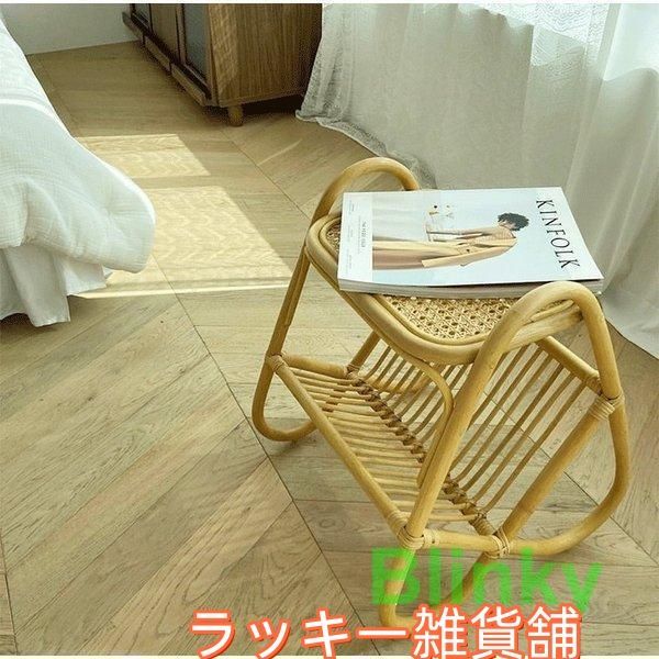 ♥ラタンテーブル 籐のテーブル 和式テーブル 籐家具 リビングテーブル センターテーブル カフェテーブル コーヒーテーブル ソファ 和室 コンパクト 棚付き