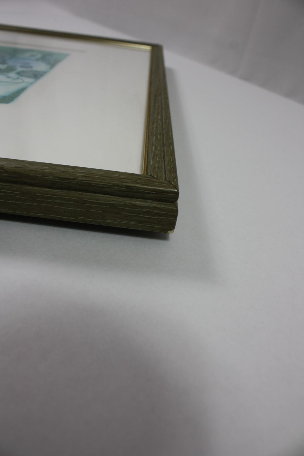 上砂理佳 『ラグタイム・カフェ』銅版画 版画 額縁 絵画 インテリア　猫 上砂理佳 『ラグタイム・カフェ』銅版画 版画 額縁 絵画 インテリア 猫