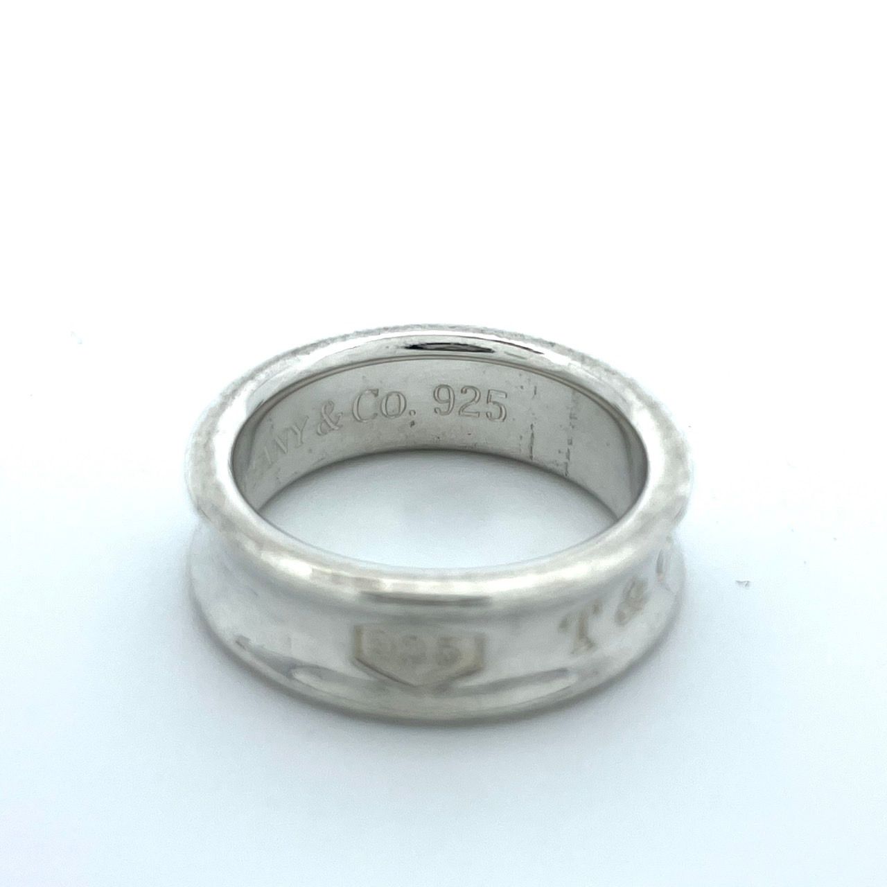 『美品』 ティファニー ビンテージ SV925 ナローリング 1837 美品 TIFFANY &Co. ティファニー 1837 ミディアムリング 14号 ナ