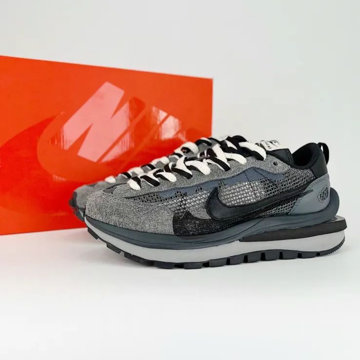 人気 Sacai × Nike VaporWaffle Sesame メンズ スニーカー 箱付