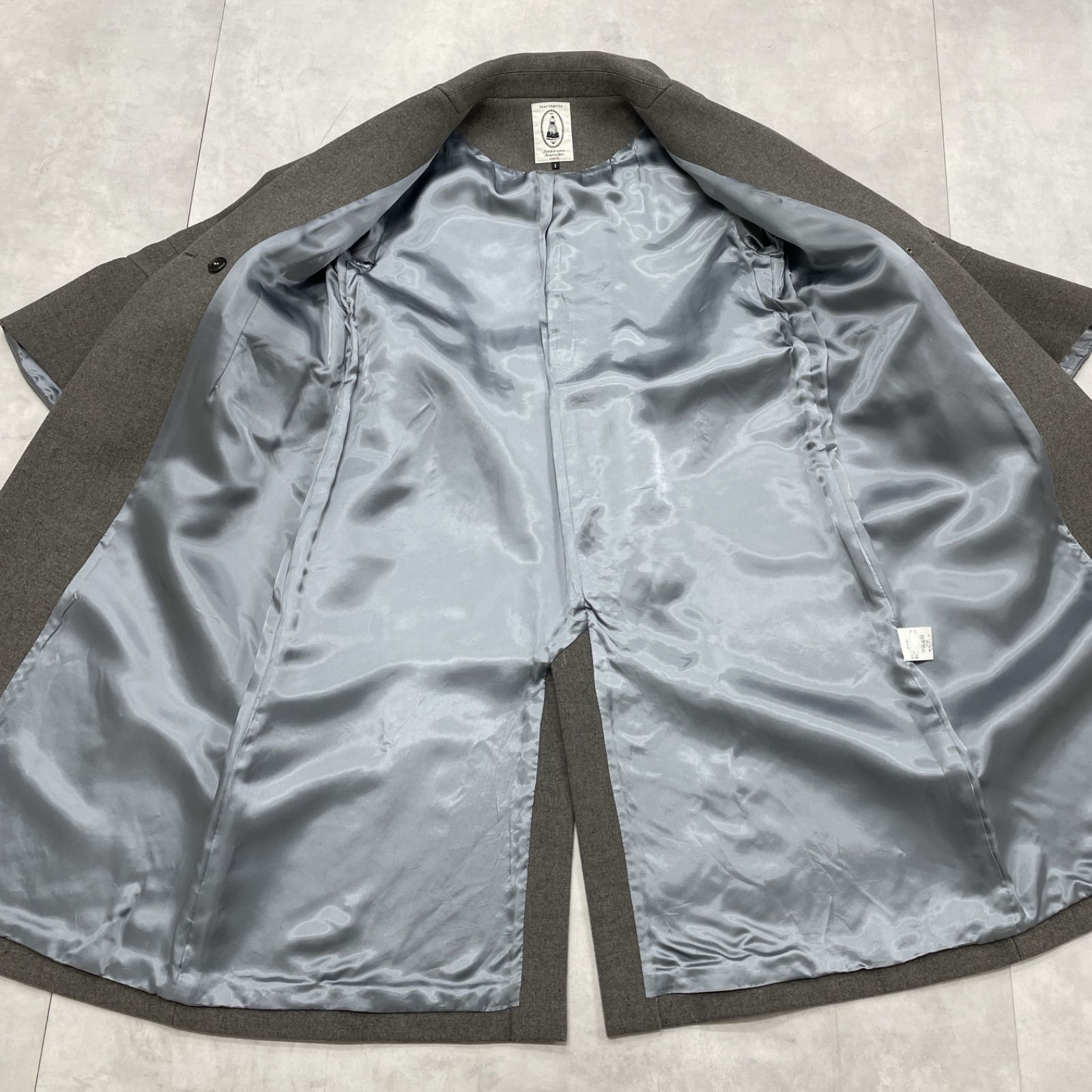 leur logette ルールロジェット ロングコート ビジューボタン ペプラム ウール カシミヤ 日本製 レディース 1 WWW_MORNINGWALKER_COM