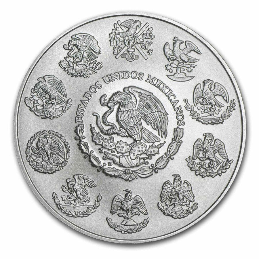 最高鑑定　2023年　メキシコ　 PCGS MS70 リベルタード　リベルタッド 2023 Mexico 1oz Silver Libertad PCGS MS70 - Flag Picture