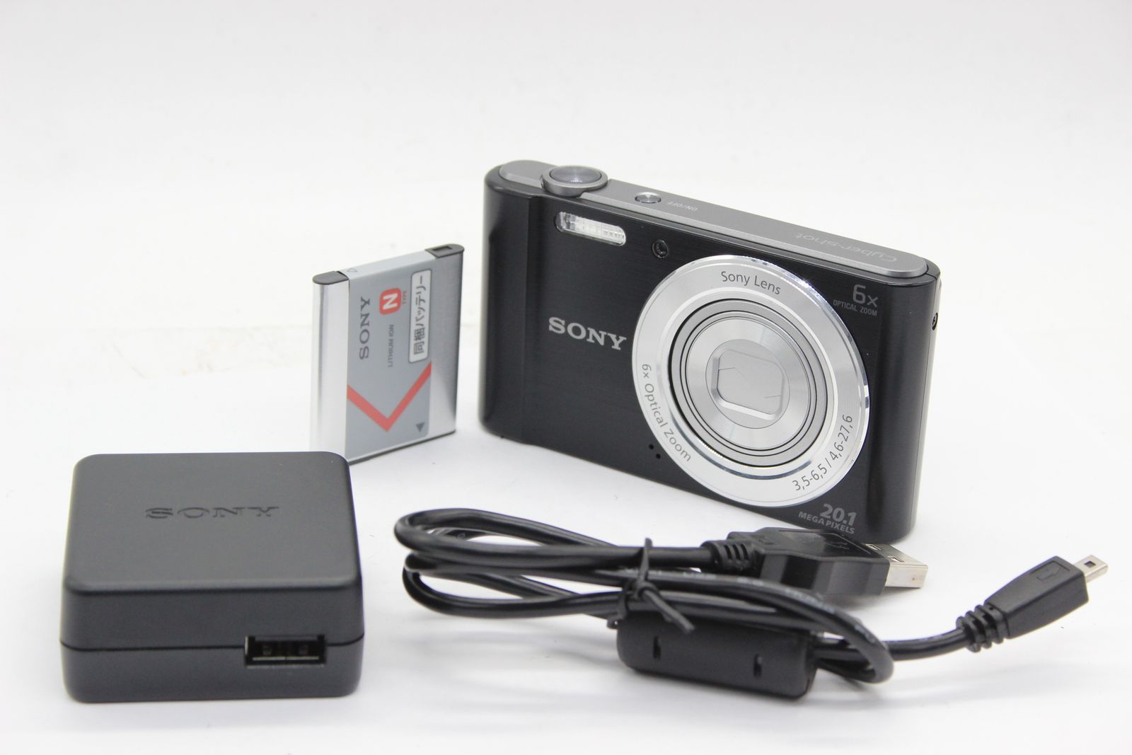 返品保証】 ソニー Sony Cyber-shot DSC-W810 ブラック 6x バッテリー 