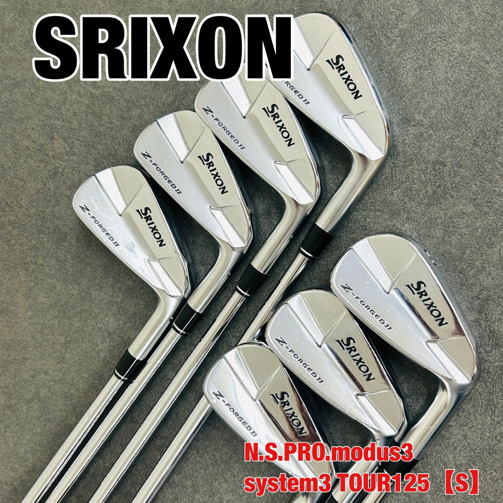 高級ブランド II Z-FORGED SRIXON アイアン N.S.PRO.modus3 7本セット 4-9,P 版画