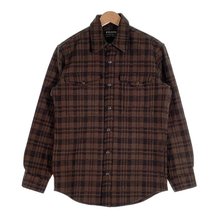 FILSON フィルソン BEARTOOTH JAC SHIRT ベアトゥース シャツジャケット コットン ダークチョコレート 20067693  並行品 Size S-M 相当 - メルカリ