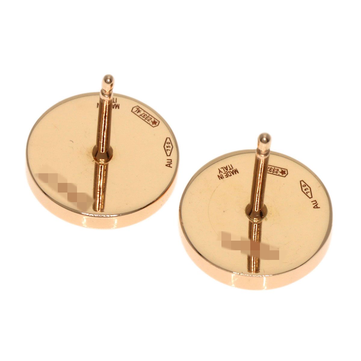 BVLGARI ブルガリ ブルガリブルガリ パヴェ ダイヤモンド ピアス K18PG レディース WWW_MORNINGWALKER_COM