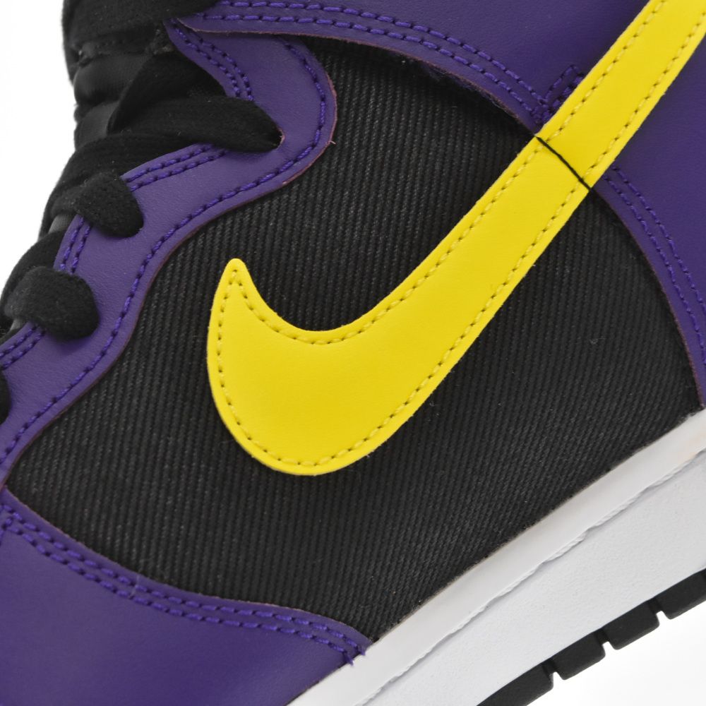 NIKE ナイキ DUNK HIGH PRM EMB COURT PURPLE LAKERS DH0642-001 ...
