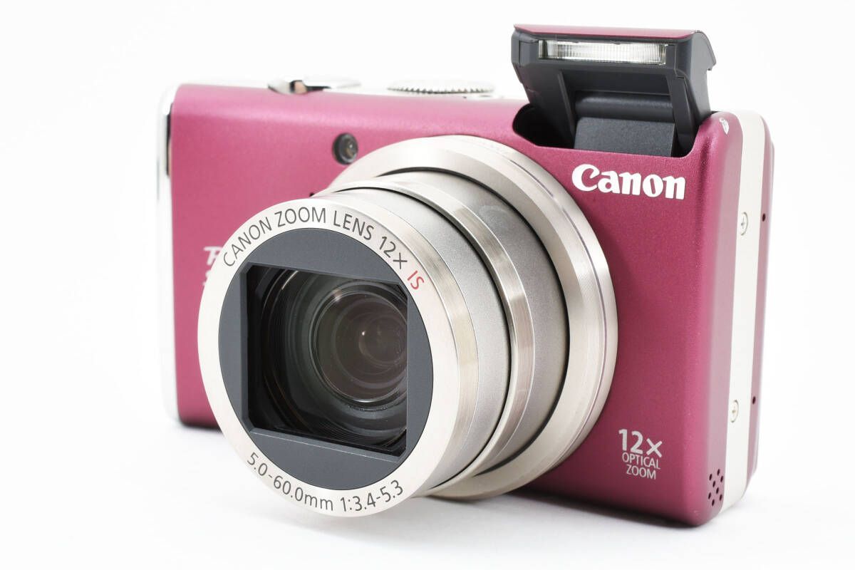CANON PowerShot SX200 IS ボルドーレッド 【例】 コンパクトデジタル 