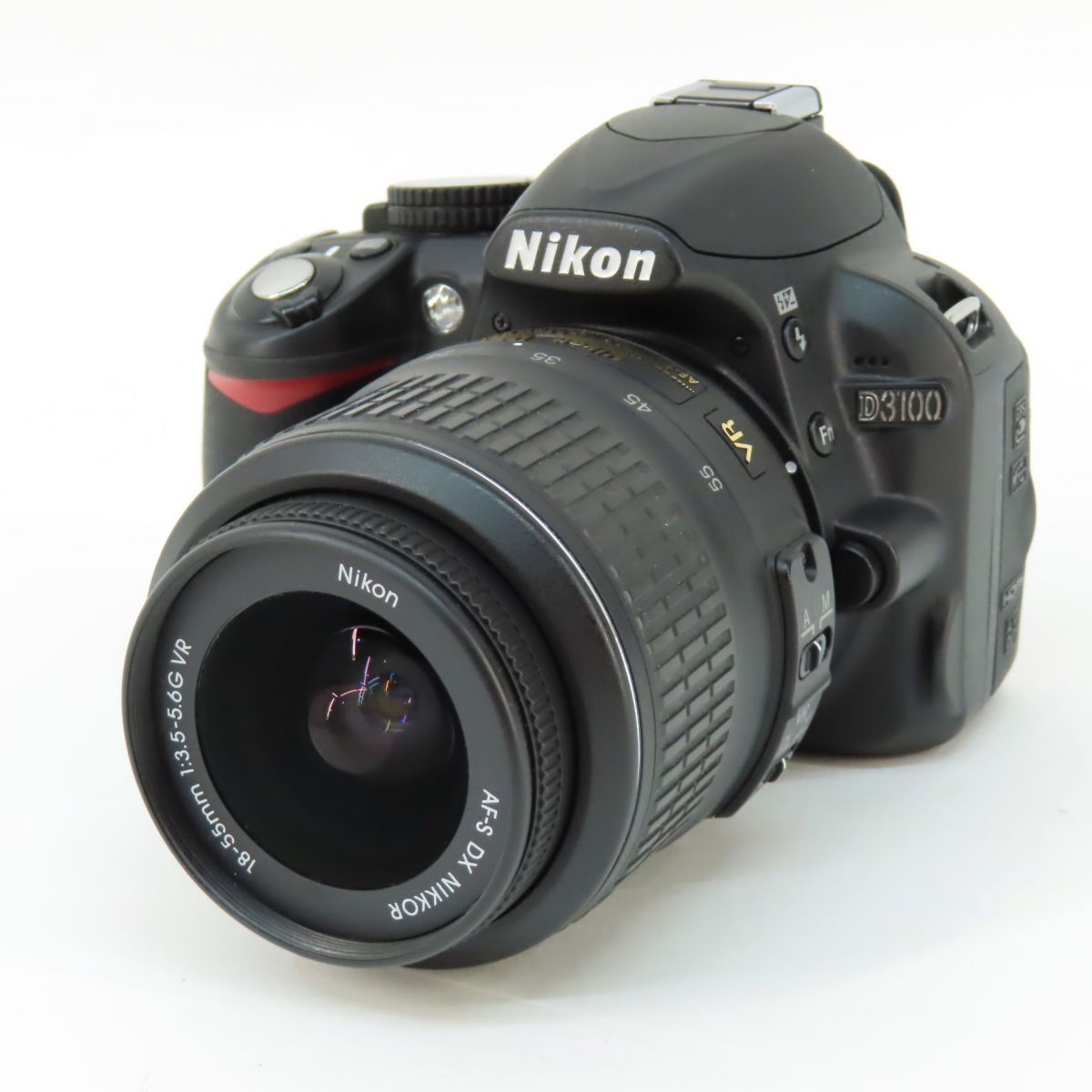 Nikon ニコン D3100 レンズキット ブラック デジタル一眼レフカメラ 【シャッター回数:5517回】 ※中古