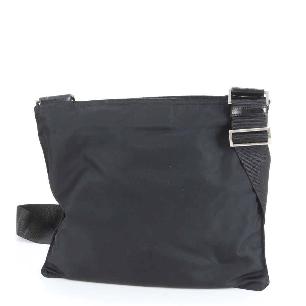 極美品 プラダ テスート ナイロン 三角ロゴ レザー ショルダーバッグ