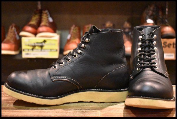 n*i様 レッドウイング　8165 犬タグ　8D 8D 良品 犬タグ 99年】レッドウィング 8165 アイリッシュセッター 黒