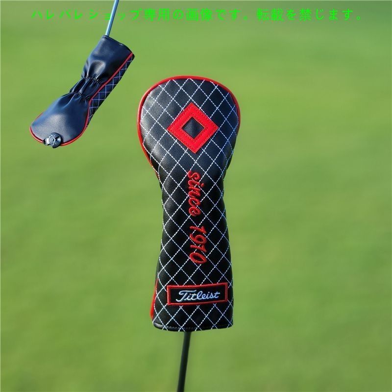 マルボン ゴルフ Malbon Golf クラブカバー 5点セット オレンジ