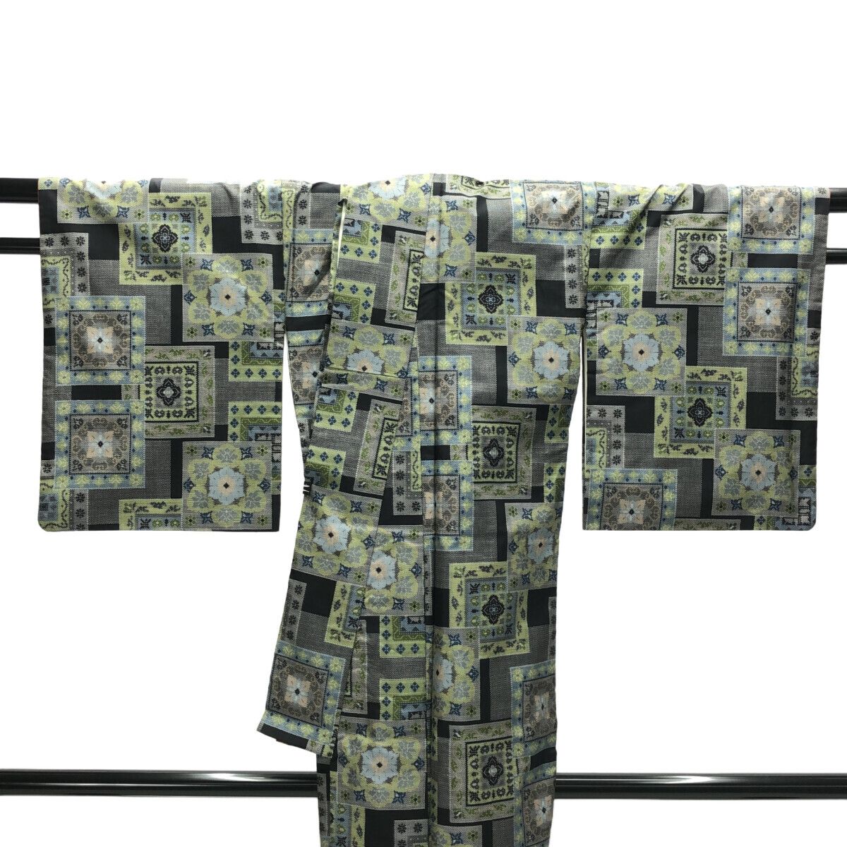 大島紬/美品/茶泥/逸品/仕立上がり/適応身長150～157㎝/9498 - メルカリ 