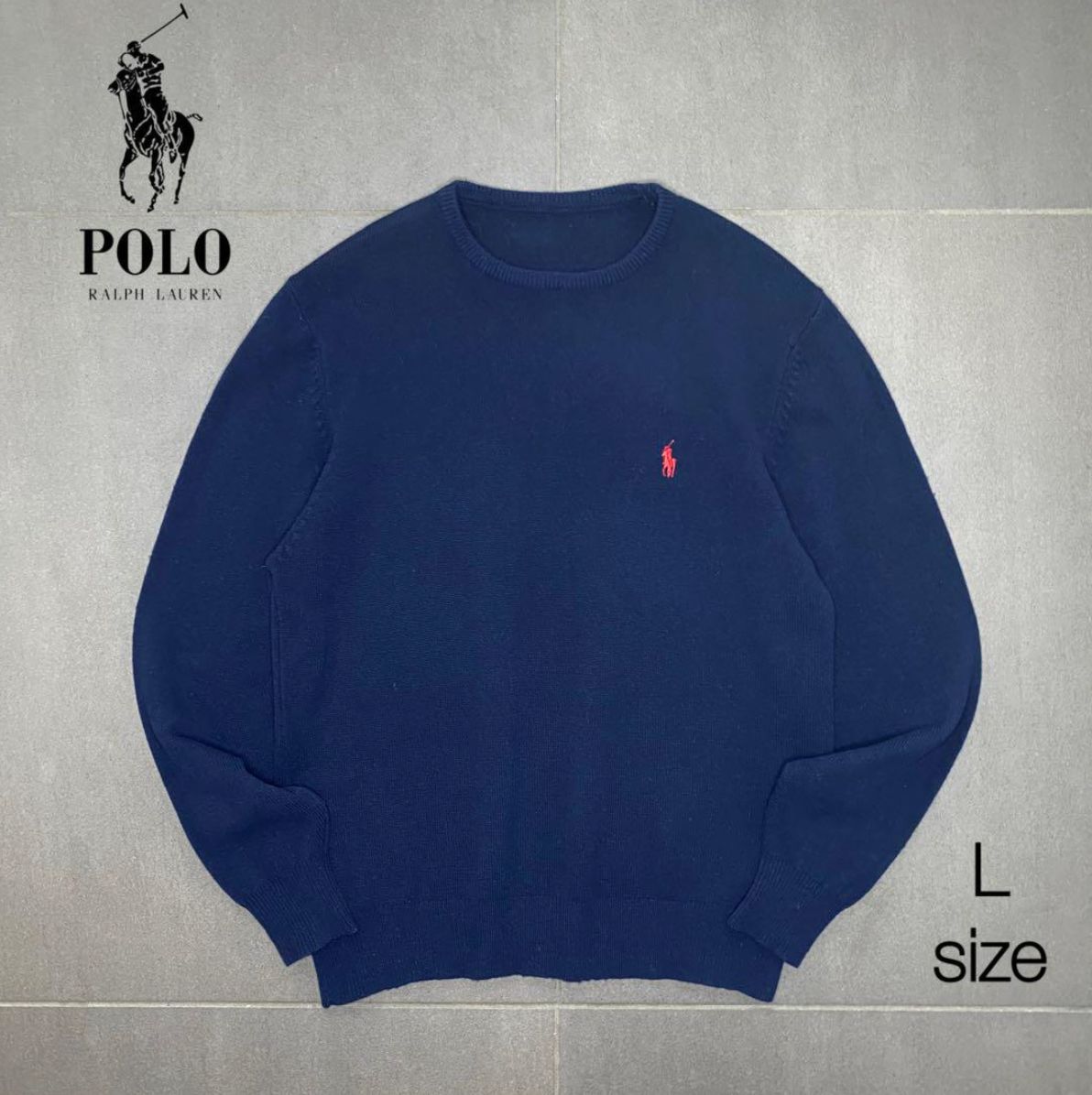 ポロ ラルフローレン レッドポニー ヴィンテージ ニット セーター