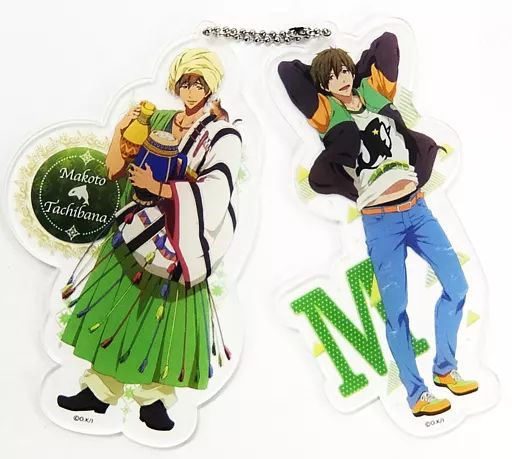 Free! アクリルチャームセット 橘真琴 中古】キーホルダー・マスコット(キャラクター) 橘真琴 アクリル