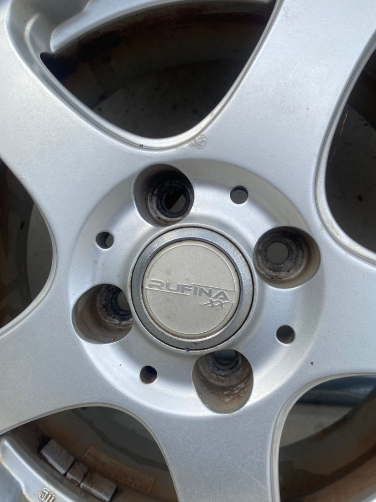 送料込 中古 RUFINA アルミホイール 15インチ サンワイド RS-ZERO 185 