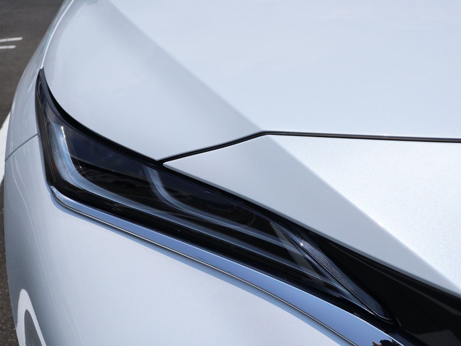 Tint+カット済み ハリアー80系 アイライン スモークフィルム MXUA80/MXUA85/AXUH80/AXUH85 ヘッドライト用 (サイドマーカー部のみ覆うタイプ) 80 ハリアー Type3