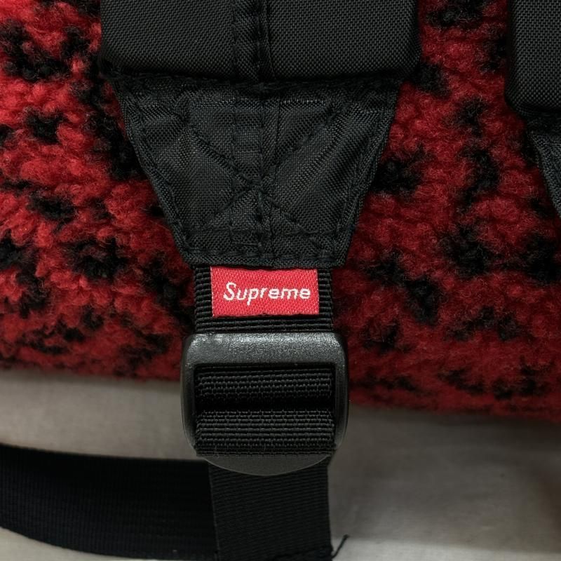 Supreme シュプリーム リュックサック、デイパック リュックサック、デイバッグ 17AW Leopard Fleece Backpack  レオパード ひょう柄 ボア フリース - メルカリ