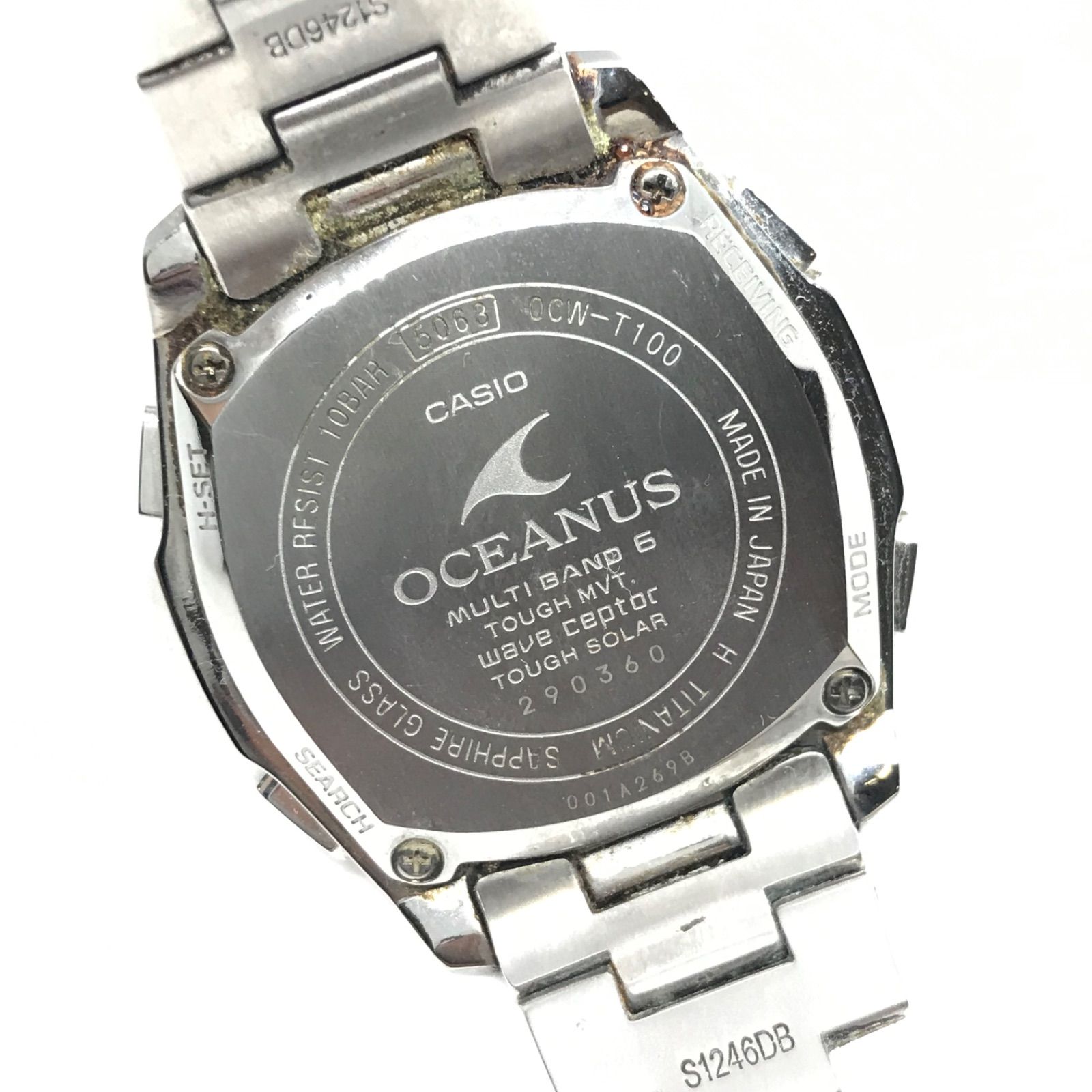 CASIO カシオ OCEANUS オシアナス OCW-T100 5063 - 腕時計(アナログ)