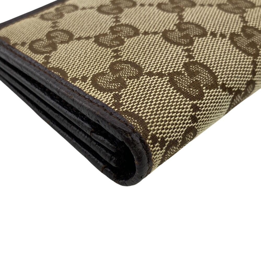 GUCCI 長財布 フラップウォレット GGキャンバス ロゴ金具 233028 GUCCI 長財布 フラップウォレット GGキャンバス ロゴ金具 233028