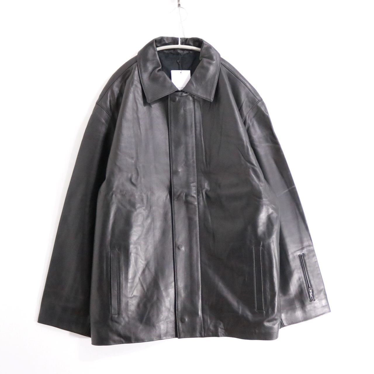 SOPHNET. ソフネット L メンズ レザージャケット 24AW LEATHER JACKET SOPH-240000 黒 古着