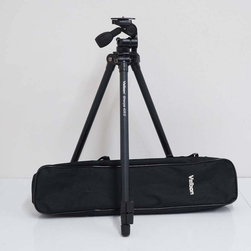 Velbon therpa 435II 中古品 Velbon（ベルボン） 中型アルミ製三脚 シェルパ 635II - ハクバ