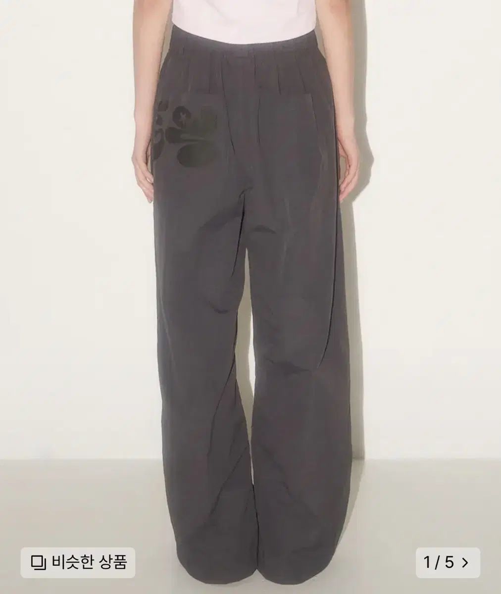イリゴ IG ピンタック ワイド パンツ チャコール