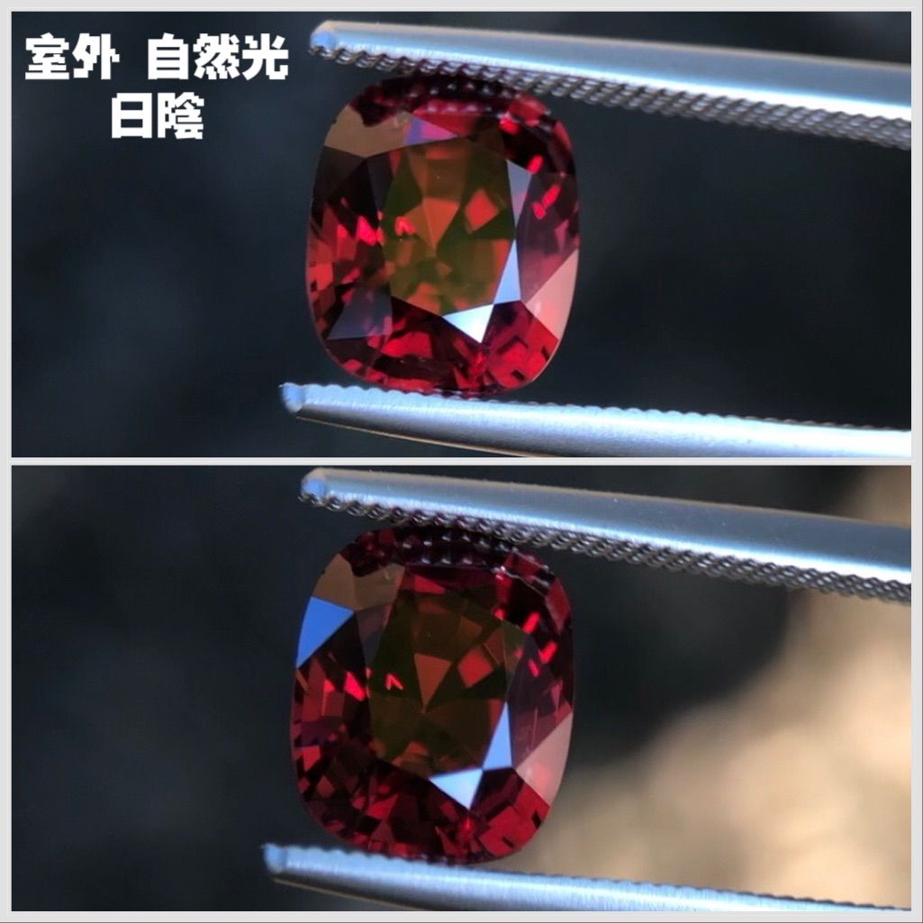 天然非加熱 モゴック産 レッドスピネル ルース 2.20ct 美濃色