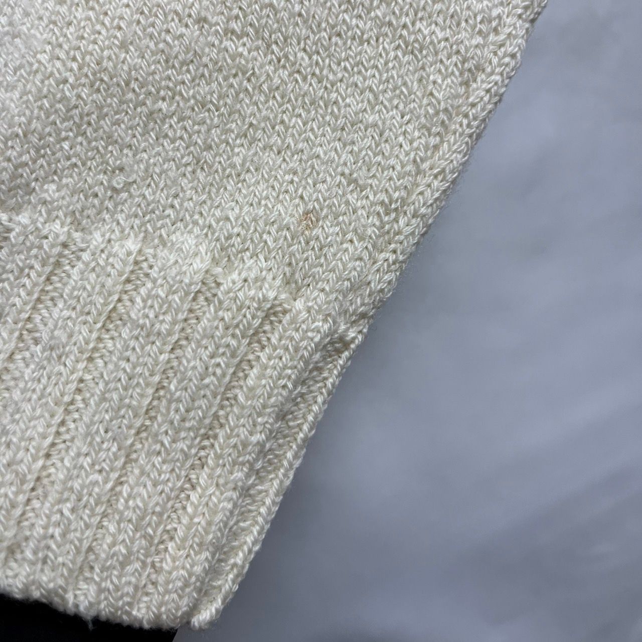 AURALEE オーラリー 18AW UNEVEN WOOL CORD P/O クルーネックニット 