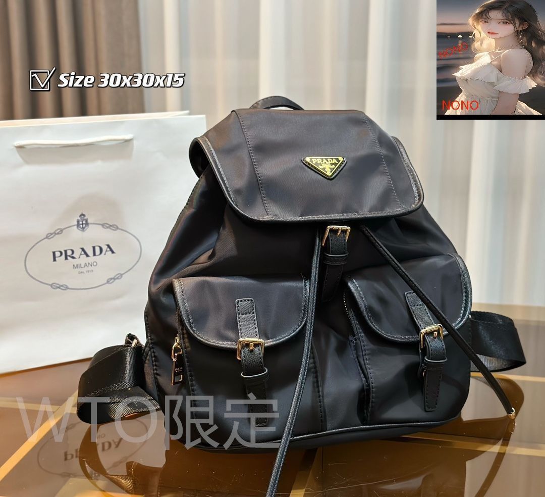 【美品】プラダ PRADA リュック ブラック⭐ 楽天市場】【バッグ】PRADA プラダ バックパック リュックサック