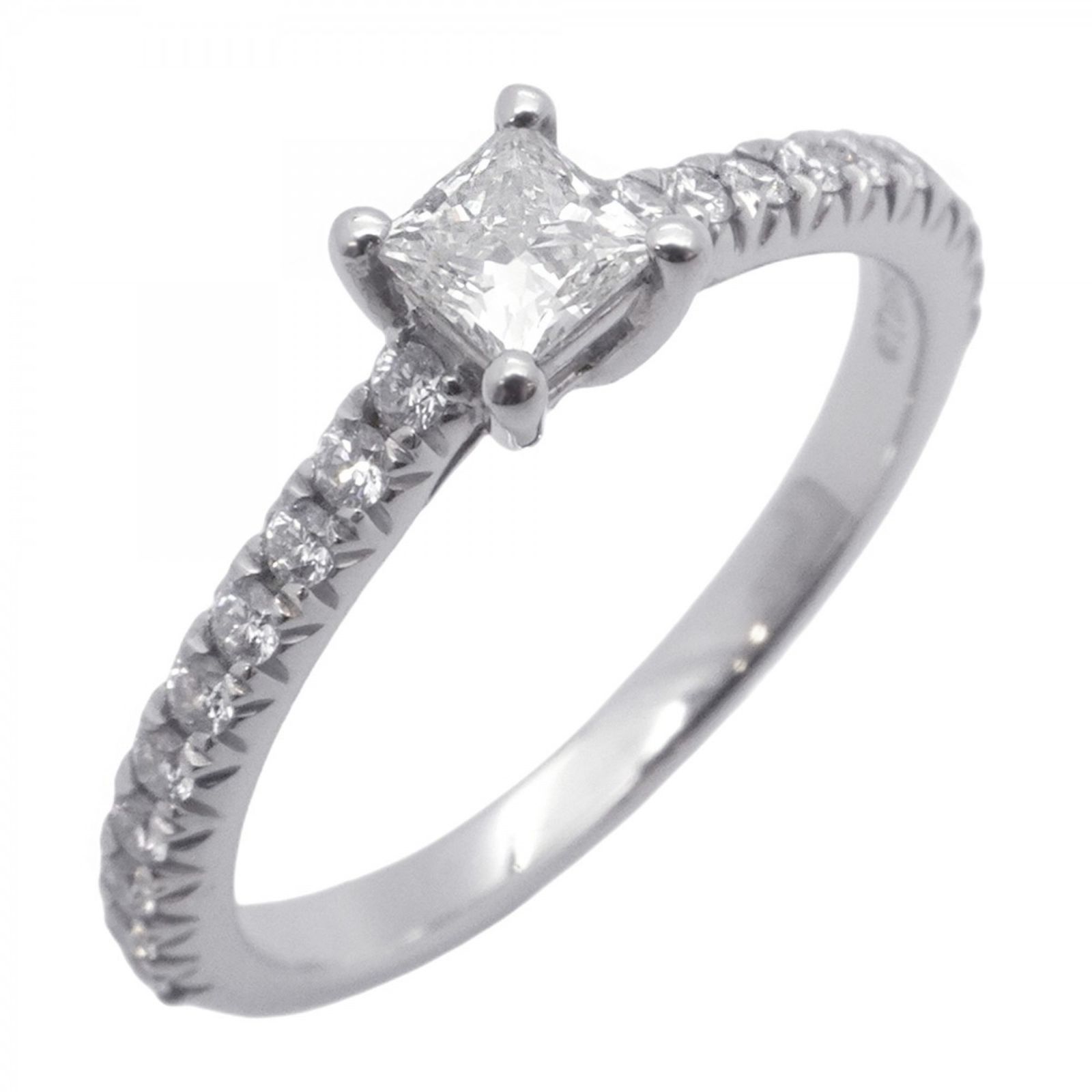 ティファニー Tiffany ティファニー リング ノヴォ ハーフエタニティ Pt950 プラチナ ダイヤモンド 0.19ct 8号レディース
