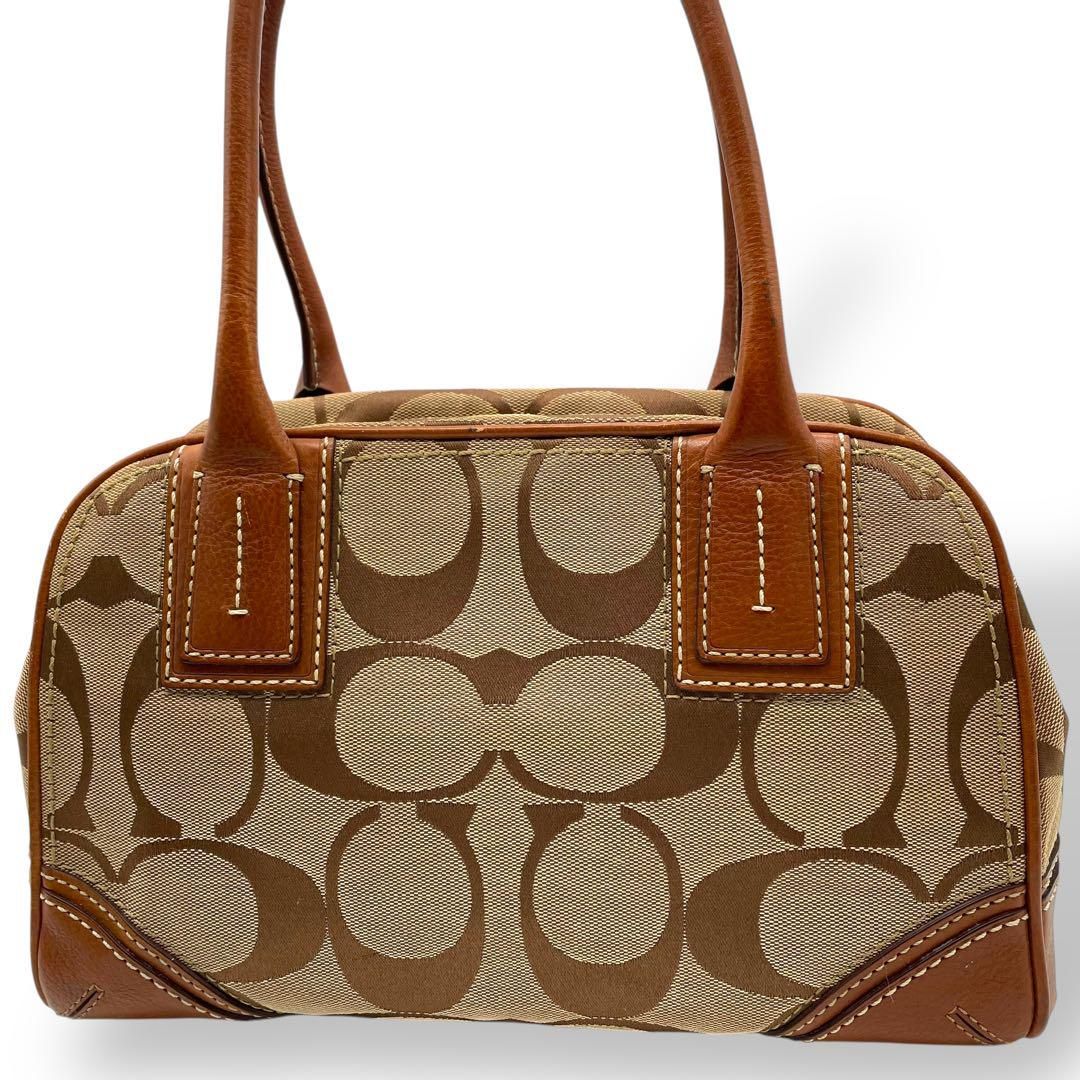 最大80％OFF - 『在庫ロス売買マーケット』 美品 ブラウン レザー キャンバス トートバッグ コーチ COACH バッグ