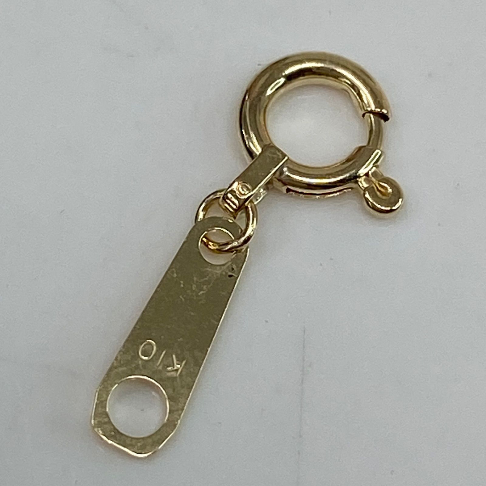 K18YG/AU750/18金】超ミニ延長アジャスター 約1.5cm 刻印入り