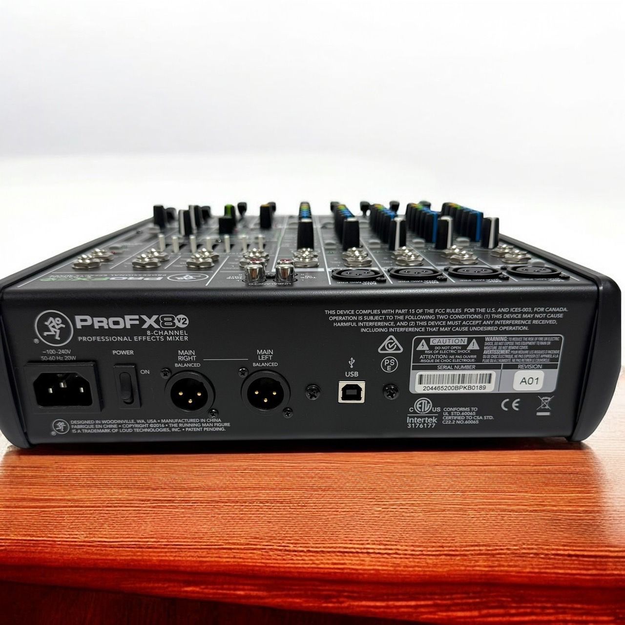 マッキー ProFX8v2 8チャンネルミキサー USB接続 マッキー ProFX8v2 8