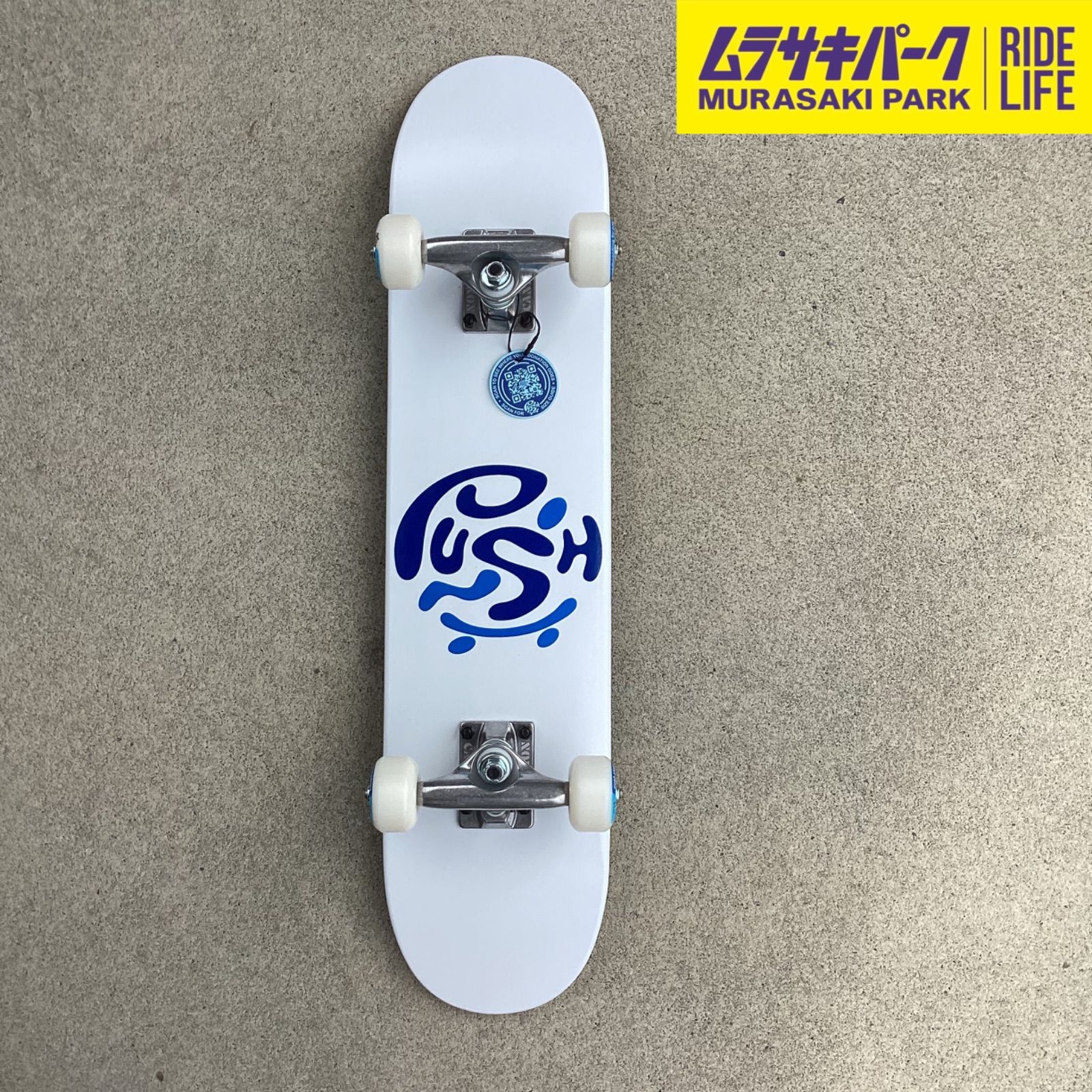 購入 [COMPLETE] PUSH WHITEY COMPLETE 6.5 inch deckデッキスケボー