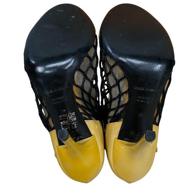 ドルチェ&ガッバーナ 13367 ドルガバ ハイヒール パンプス メッシュ