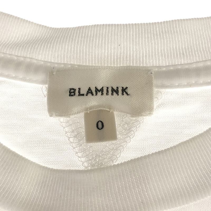 BLAMINK / ブラミンク | コットン クルーネック エンブレムTEE