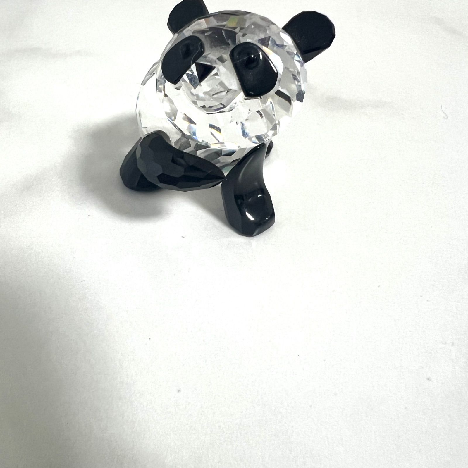 SWAROVSKI スワロフスキー クリスタル 置物 マザーパンダ 親子 パンダ 