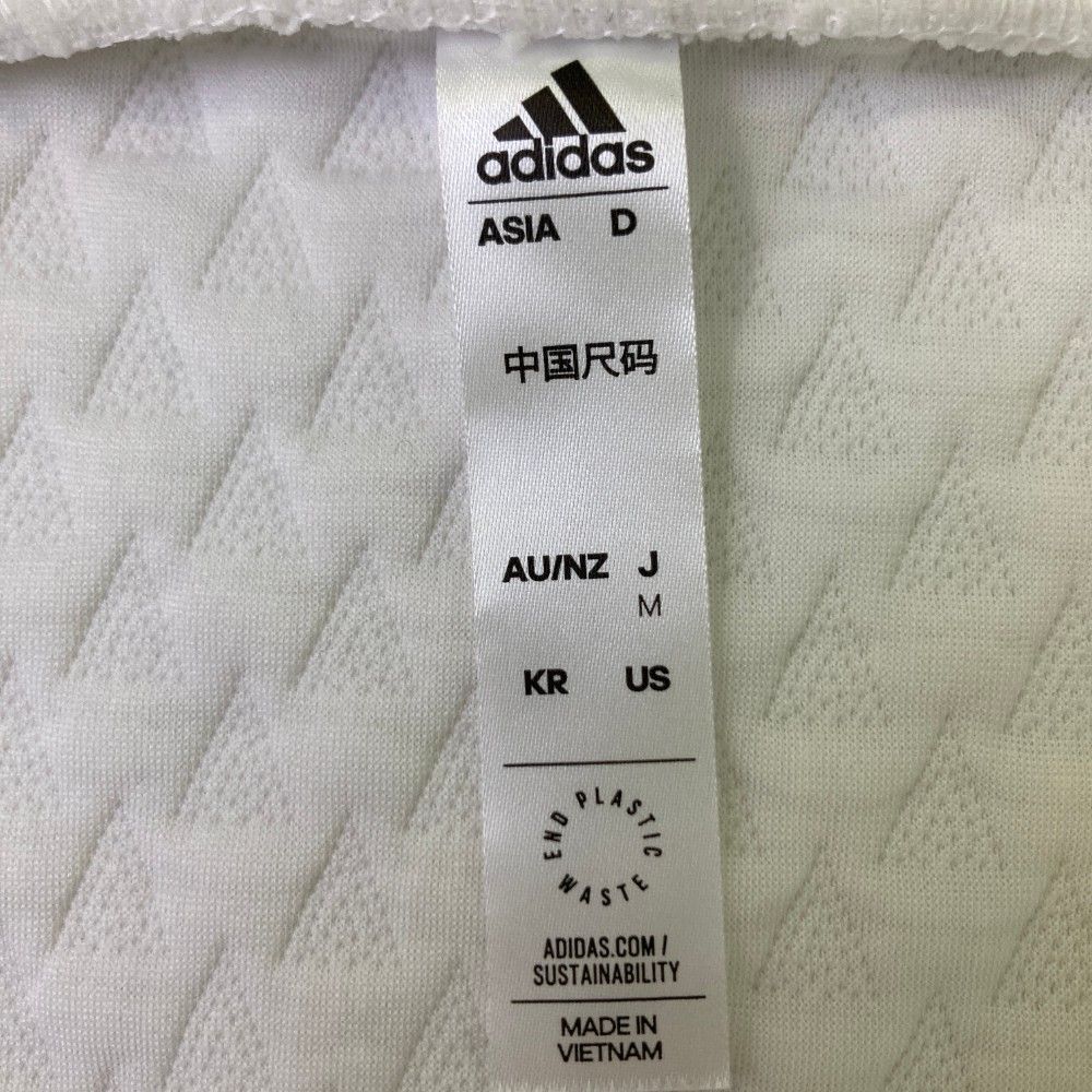サイズ：M ADIDAS GOLF アディダスゴルフ HG4115 長袖 ジップジャケット 袖起毛切替 総柄 ホワイト系 [240101431687] ゴルフウェア メンズ ストスト サイズ：M ADIDAS GOLF アディダスゴルフ HG4115 長袖 ジップ