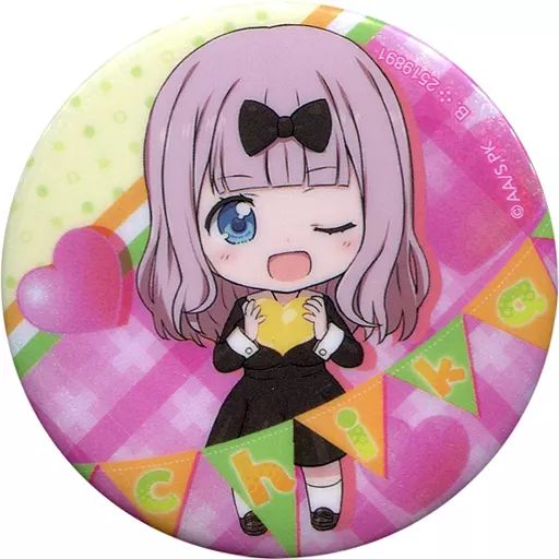 中古】バッジ・ピンズ 藤原千花 缶バッチ 「ガシャポンくじ かぐや様は