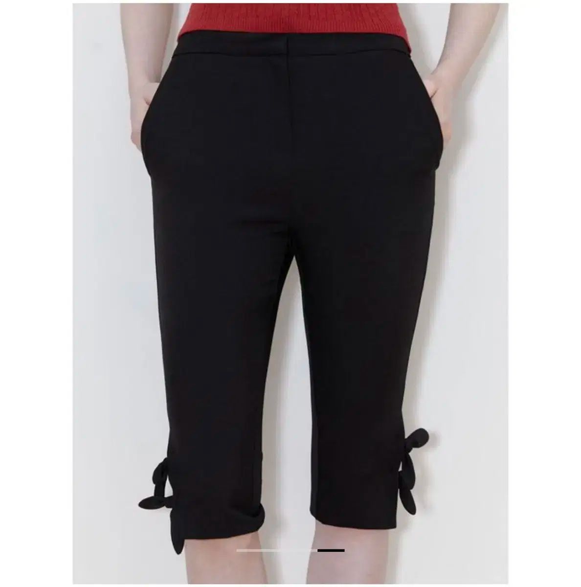 [Sinoon] TIED HALF パンツ★新作・24SS★韓国ファッション★ SINOON(シヌーン) Tied Half Pants ( Black ) M サイズ - メルカリ